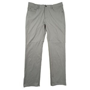 Gen Teal Pants Mens 38x34 Clubhouse Performance Golf Chino Flat Front 5-Pocket